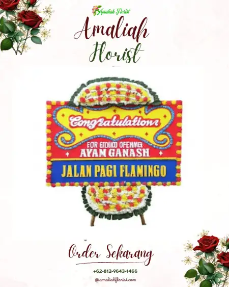 Sewa Papan Bunga Kereng Bangkirai